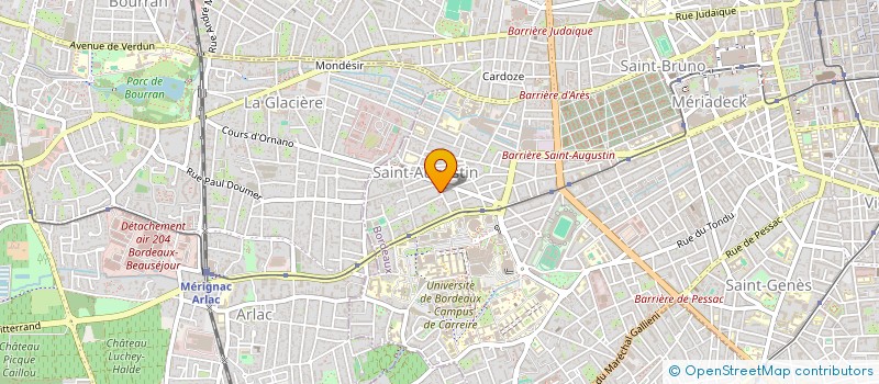 localisation de l'entreprise MONSIEUR ALEXIS CONEJERO  BORDEAUX