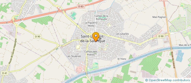 localisation de l'entreprise MONSIEUR ALEXIS CONTE  SAINT-LAURENT-DE-LA-SALANQUE