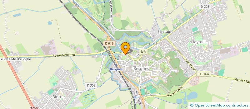 localisation de l'entreprise MONSIEUR ALEXIS COOLOS  BERGUES