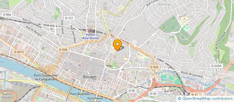 localisation de l'entreprise MONSIEUR ALEXIS COPPALLE  ROUEN