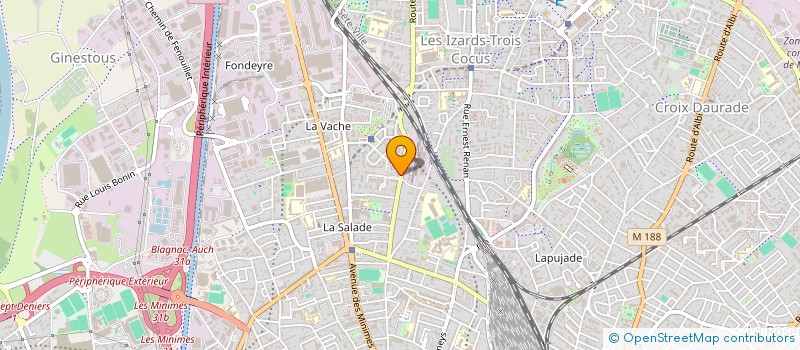 localisation de l'entreprise MONSIEUR ALEXIS CORBEFIN à TOULOUSE