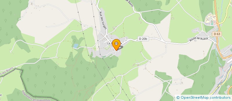 localisation de l'entreprise MONSIEUR ALEXIS CORNU  PLOMBIERES-LES-BAINS