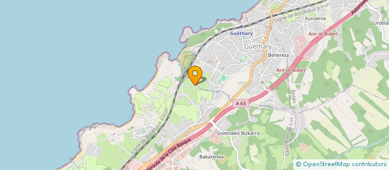 localisation de l'entreprise MONSIEUR ALEXIS CORRIHONS à SAINT-JEAN-DE-LUZ