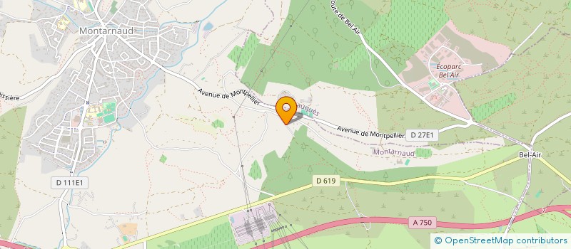 localisation de l'entreprise MONSIEUR ALEXIS CORTES  MONTARNAUD