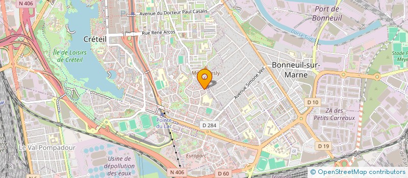 localisation de l'entreprise MONSIEUR ALEXIS COSME  CRETEIL