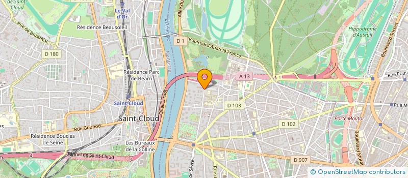 localisation de l'entreprise MONSIEUR ALEXIS COTTE  BOULOGNE-BILLANCOURT