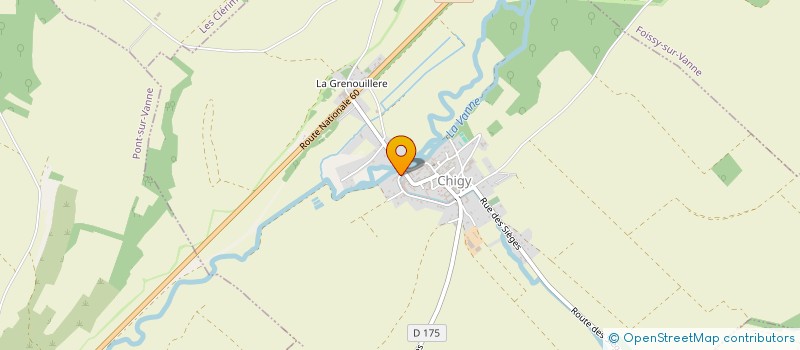 localisation de l'entreprise MONSIEUR ALEXIS COUPERY  LES VALLEES DE LA VANNE