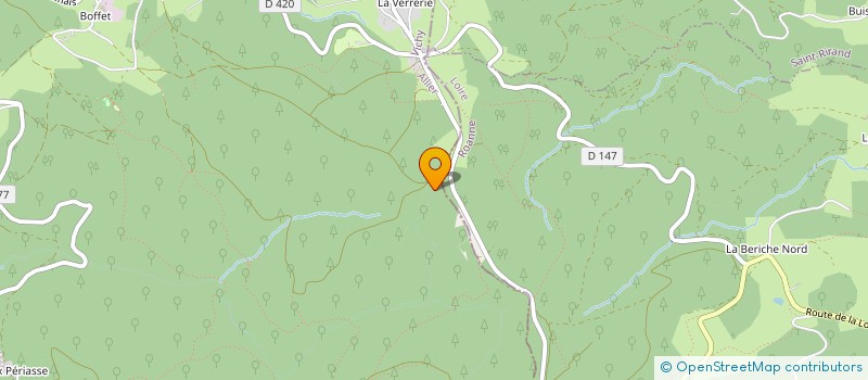 localisation de l'entreprise MONSIEUR ALEXIS COUPPEZ à LE MAYET DE MONTAGNE