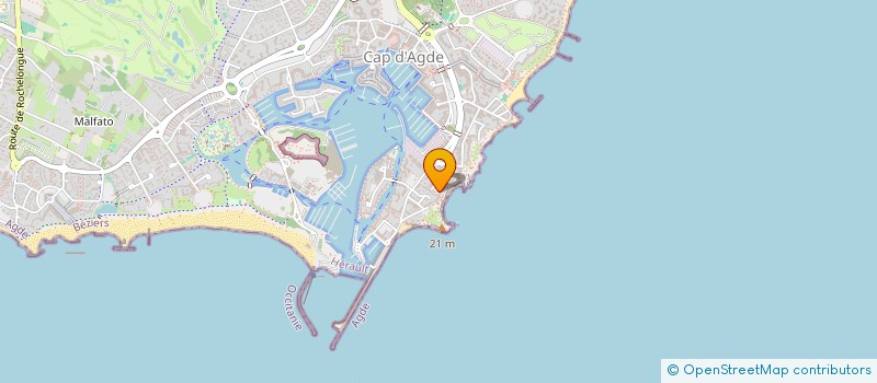 localisation de l'entreprise MONSIEUR ALEXIS COURT  AGDE