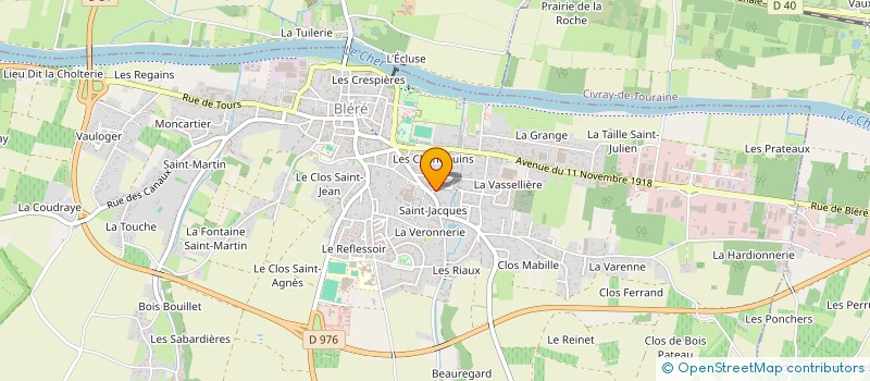 localisation de l'entreprise MONSIEUR ALEXIS COURTIN  BLERE