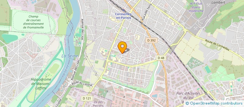 localisation de l'entreprise MONSIEUR ALEXIS COURTOIS  CORMEILLES-EN-PARISIS