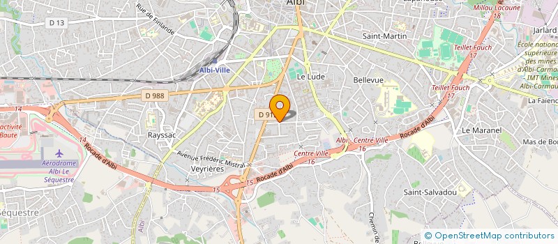 localisation de l'entreprise MONSIEUR ALEXIS CREUX à ALBI