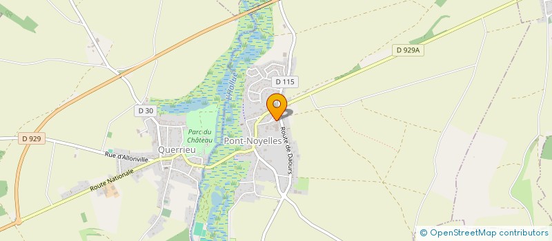 localisation de l'entreprise MONSIEUR ALEXIS CUISINET  PONT-NOYELLES