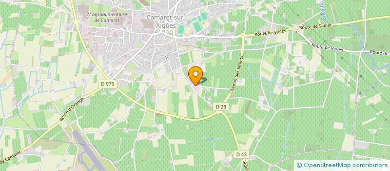 localisation de l'entreprise MONSIEUR ALEXIS CUNY  CAMARET-SUR-AIGUES