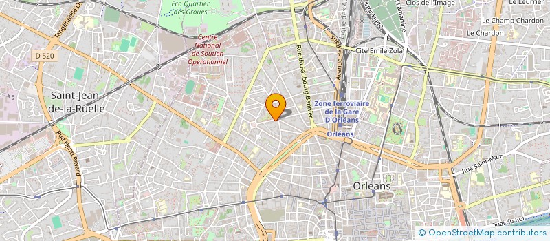 localisation de l'entreprise MONSIEUR ALEXIS D'HAUTHUILLE à ORLEANS