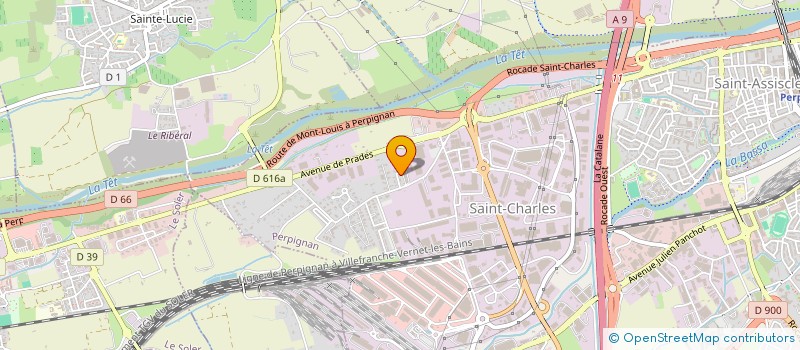 localisation de l'entreprise MONSIEUR ALEXIS DA COSTA  PERPIGNAN