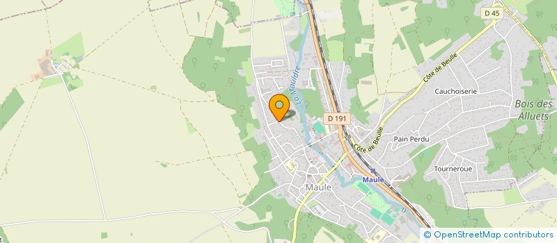 localisation de l'entreprise MONSIEUR ALEXIS DA SILVA DE JESUS  MAULE