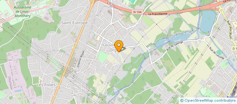 localisation de l'entreprise MONSIEUR ALEXIS DABAT à LEUVILLE-SUR-ORGE