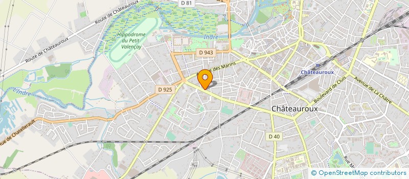 localisation de l'entreprise MONSIEUR ALEXIS DALAIS à CHATEAUROUX