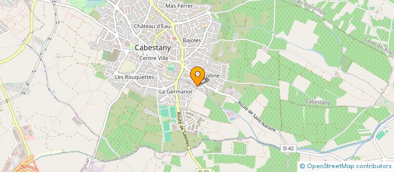 localisation de l'entreprise MONSIEUR ALEXIS DALBEIGUE à CABESTANY