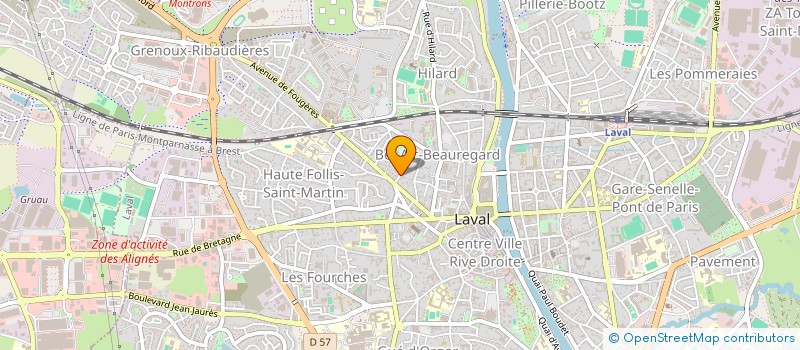 localisation de l'entreprise MONSIEUR ALEXIS DALLE  LE MANS