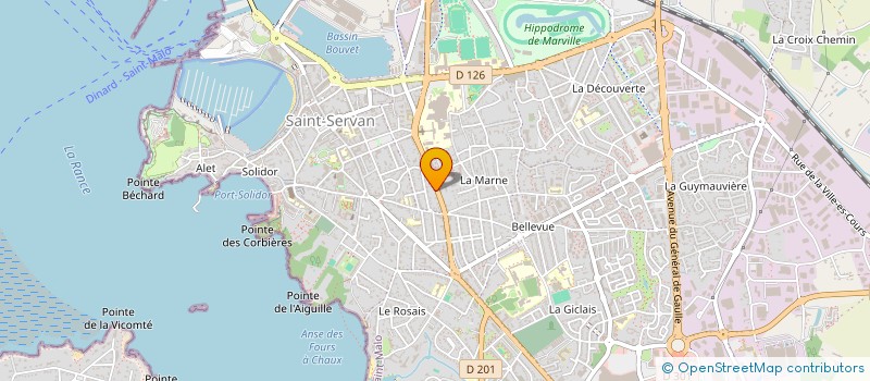 localisation de l'entreprise MONSIEUR ALEXIS DAMAMME  SAINT-MALO