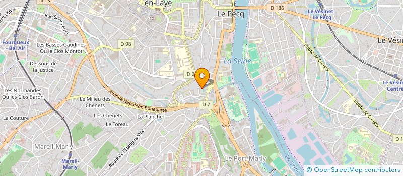 localisation de l'entreprise MONSIEUR ALEXIS DAMIGOS  LE PECQ