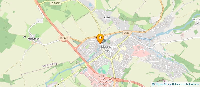 localisation de l'entreprise MONSIEUR ALEXIS DANIEL PEREZ RODRIGUEZ à MAGNY-EN-VEXIN