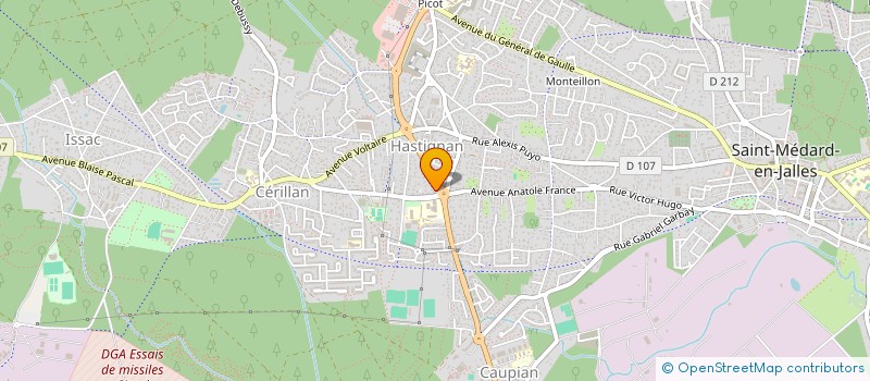 localisation de l'entreprise MONSIEUR ALEXIS DANVY  SAINT-MEDARD-EN-JALLES