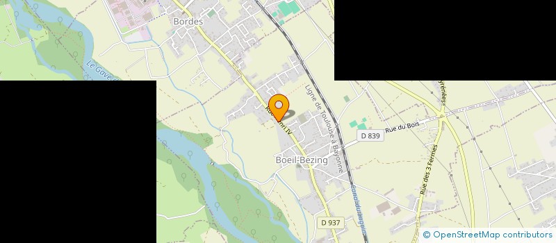 localisation de l'entreprise MONSIEUR ALEXIS DARRIUS  ANGAIS