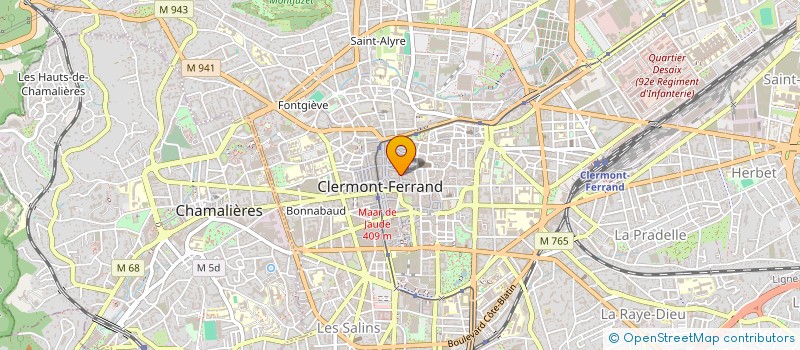 localisation de l'entreprise MONSIEUR ALEXIS DASSAUD  CLERMONT-FERRAND