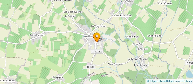 localisation de l'entreprise MONSIEUR ALEXIS DAUGAS à AUJAC