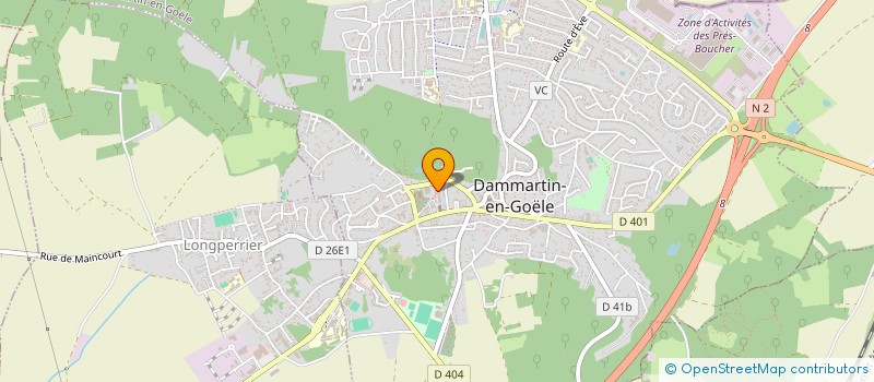 localisation de l'entreprise MONSIEUR ALEXIS DAVEAU  DAMMARTIN-EN-GOELE