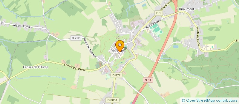 localisation de l'entreprise MONSIEUR ALEXIS DAX  ROCROI