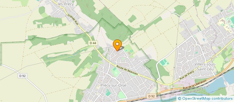 localisation de l'entreprise MONSIEUR ALEXIS DE ALMEIDA  PRECY-SUR-OISE