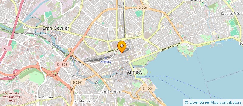 localisation de l'entreprise MONSIEUR ALEXIS DE CONINCK  ANNECY