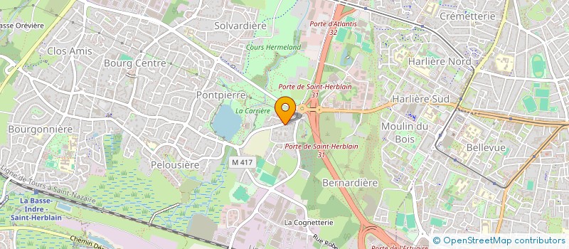 localisation de l'entreprise MONSIEUR ALEXIS DE VALICOURT  SAINT-HERBLAIN