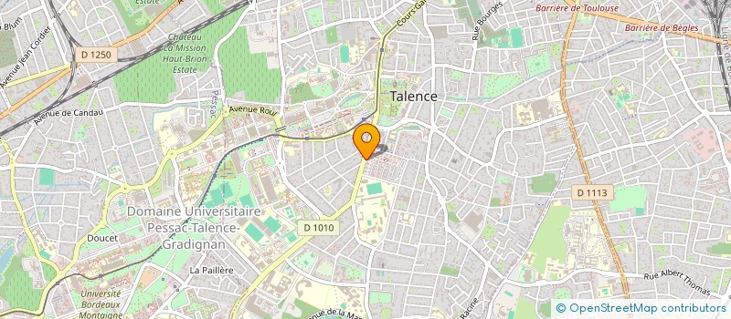 localisation de l'entreprise MONSIEUR ALEXIS DEFLORES  TALENCE