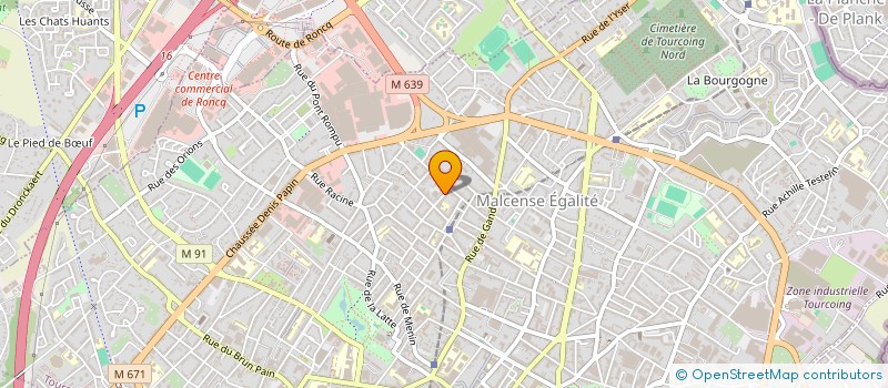 localisation de l'entreprise MONSIEUR ALEXIS DEGUILLAGE  TOURCOING