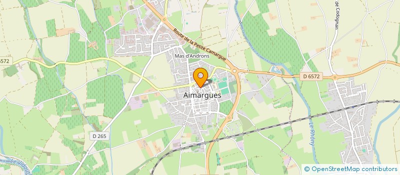 localisation de l'entreprise MONSIEUR ALEXIS DEHAME  AIMARGUES