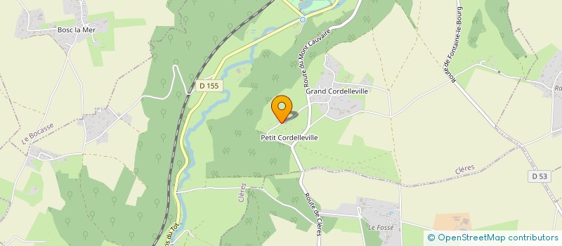 localisation de l'entreprise MONSIEUR ALEXIS DEHARBE  CLERES