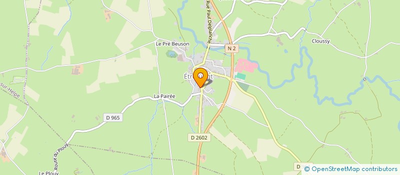 localisation de l'entreprise MONSIEUR ALEXIS DEKERLE  ETRUNGT