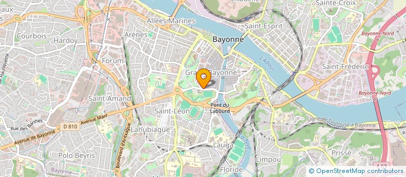 localisation de l'entreprise MONSIEUR ALEXIS DELABY à BAYONNE