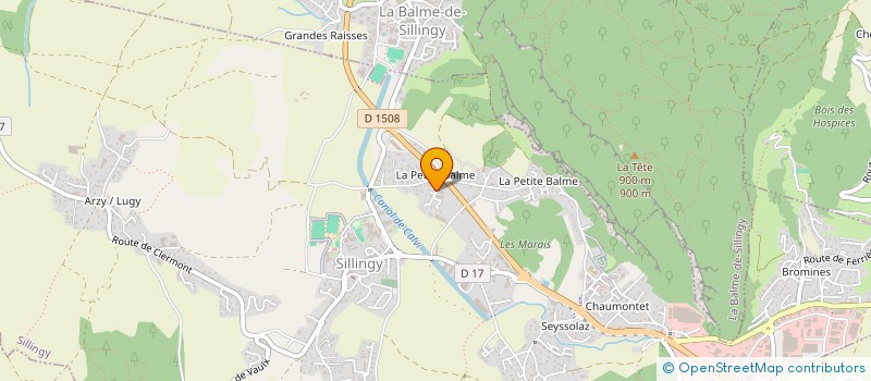 localisation de l'entreprise MONSIEUR ALEXIS DELANSAY à SILLINGY