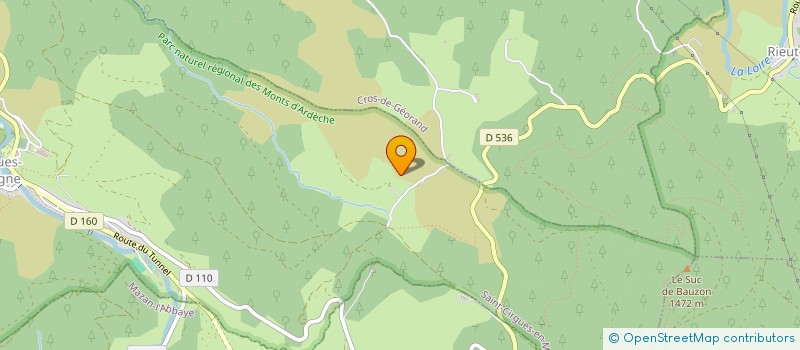 localisation de l'entreprise MONSIEUR ALEXIS DELCOUR  SAINT-CIRGUES-EN-MONTAGNE