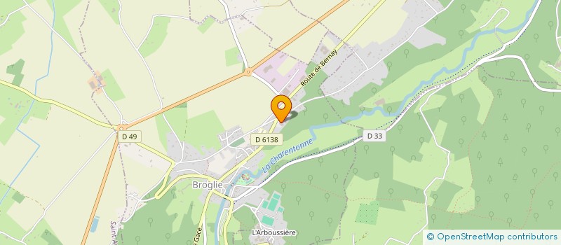 localisation de l'entreprise MONSIEUR ALEXIS DELEPINE  BROGLIE