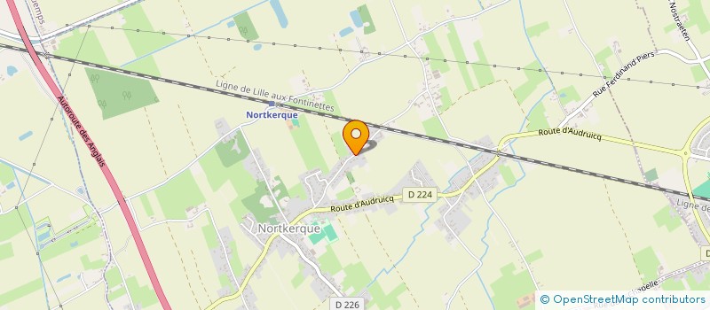 localisation de l'entreprise MONSIEUR ALEXIS DEMARETZ à NORTKERQUE