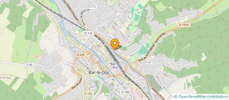 localisation de l'entreprise MONSIEUR ALEXIS DENEUVILLE à BAR-LE-DUC