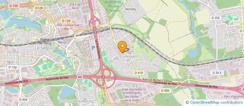 localisation de l'entreprise MONSIEUR ALEXIS DEQUENNE  COLLEGIEN