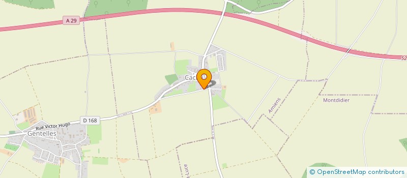 localisation de l'entreprise MONSIEUR ALEXIS DEQUIDT  CACHY